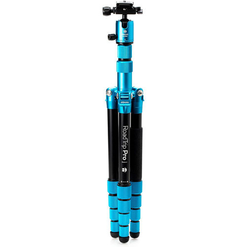 RoadTrip Pro Carbon Fiber Tripod Kit (Pacific Blue)