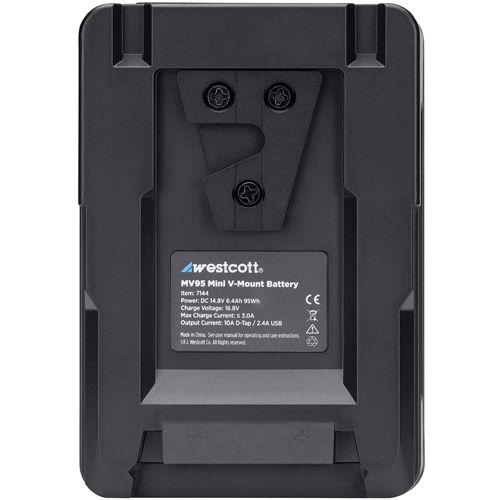 MV95 Mini V-Mount 14.8v Lithium-ion Battery (95Wh) & Charger Kit