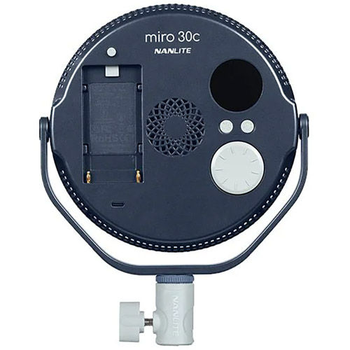 miro 30c RGB Round LED Light Panel (Midnight Blue)
