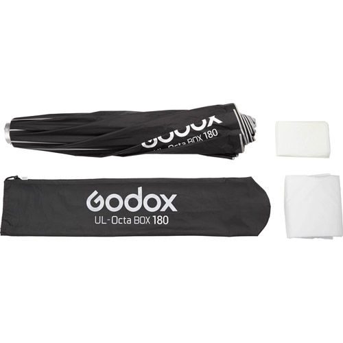 180cm Umbrella-Style Octabox Bowens Mt w/Grid