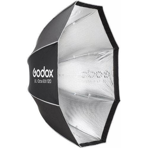120cm Umbrella-Style Octabox Bowens Mt w/Grid