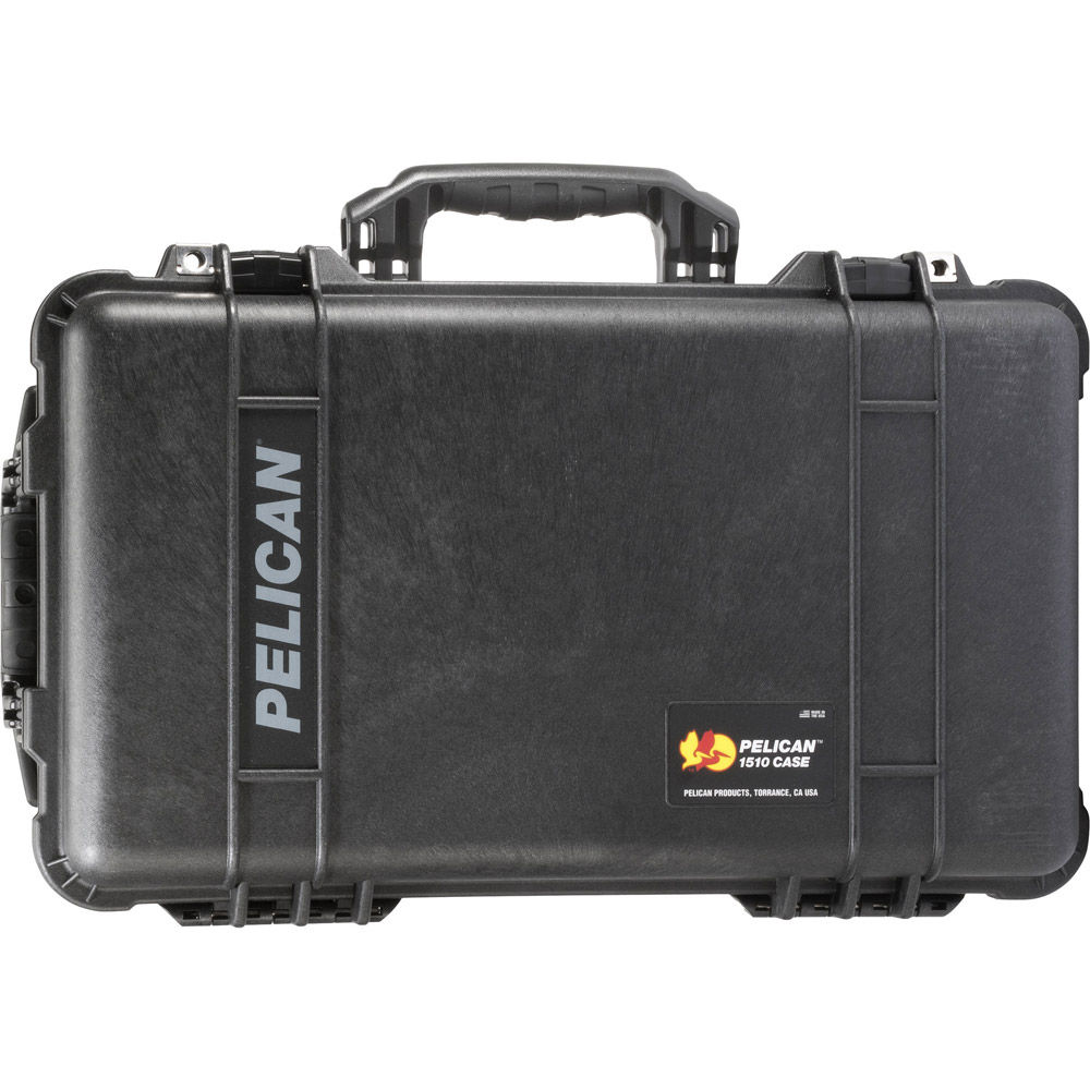 Pelican 1510 Roller Carry-On Case with Foam Set (Black) 1510-000