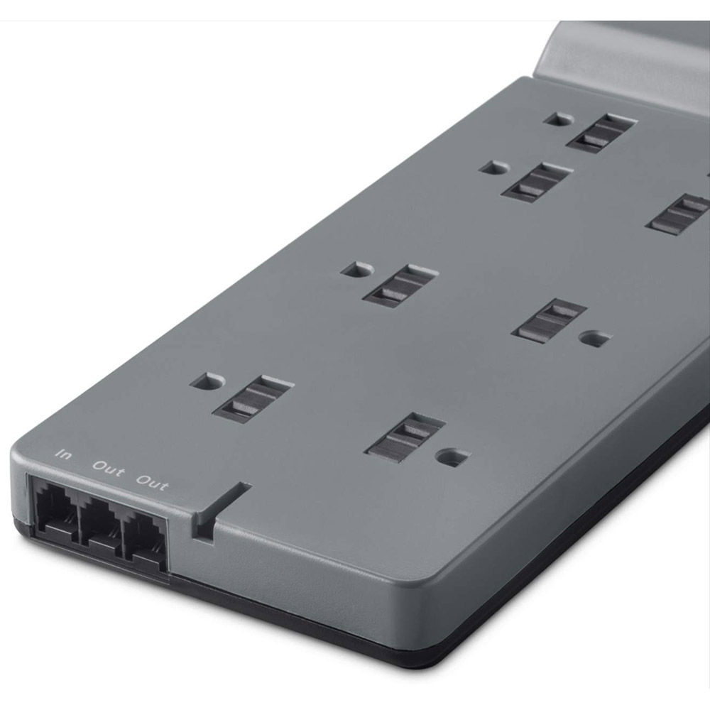 Belkin BE108200 8 Input Surge Protect Power Bar 8 Outlet BE108200-06 ...
