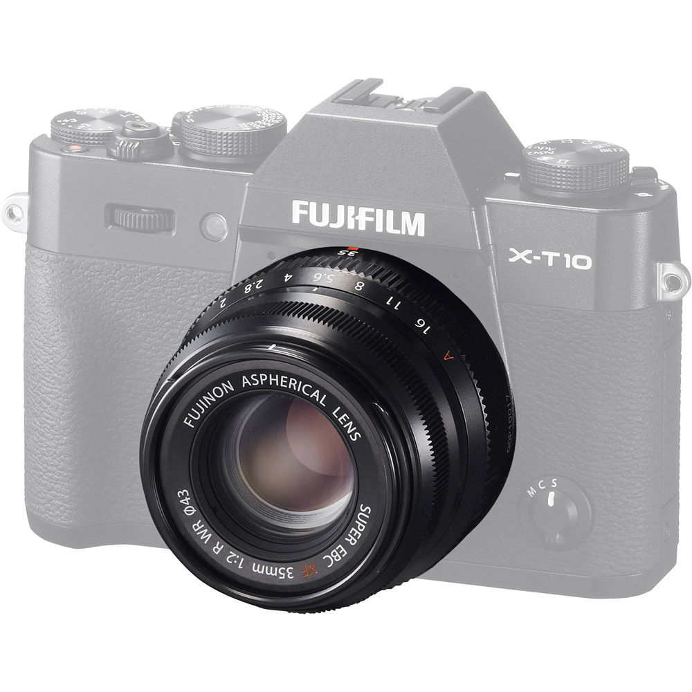 Fujifilm Fujinon XF 35mm f/2.0 R WR Black Lens 600015904 DSLR 