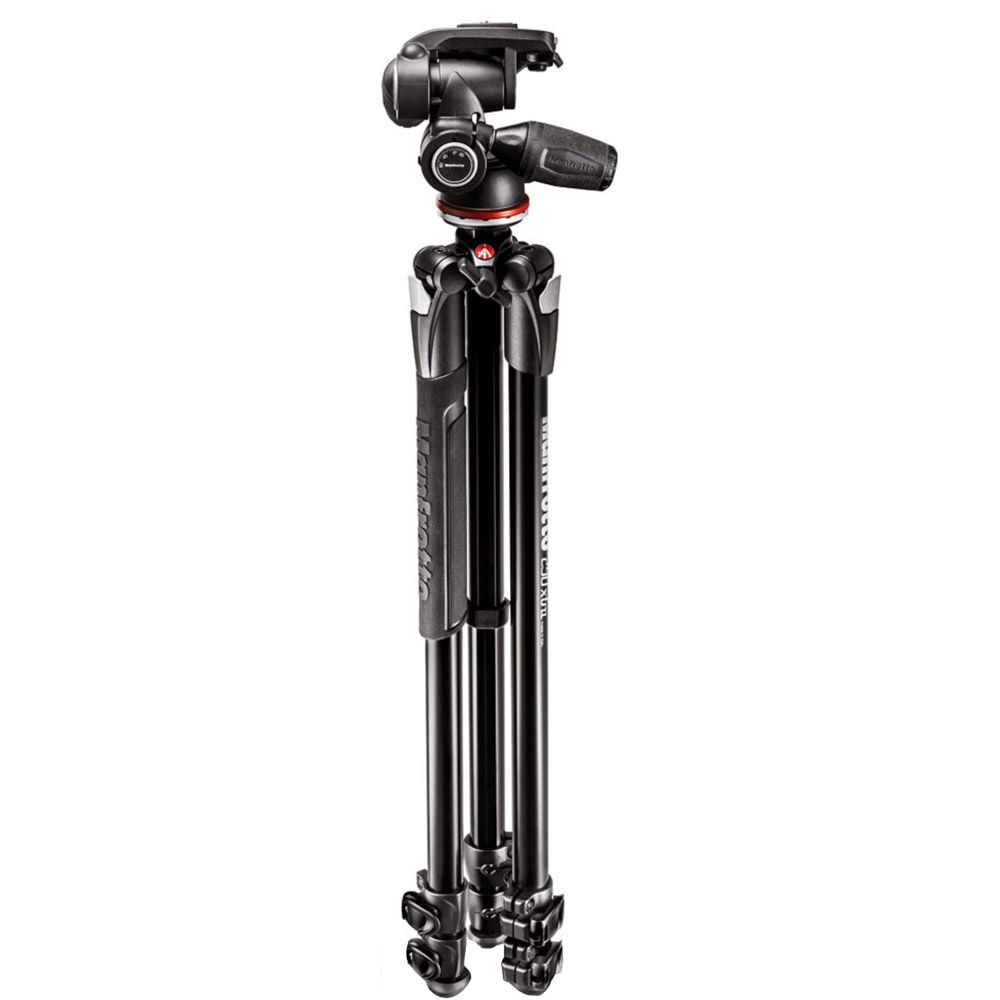 Manfrotto 290 Extra Kit With MT290XTA3 Aluminum Tripod 3 Section And