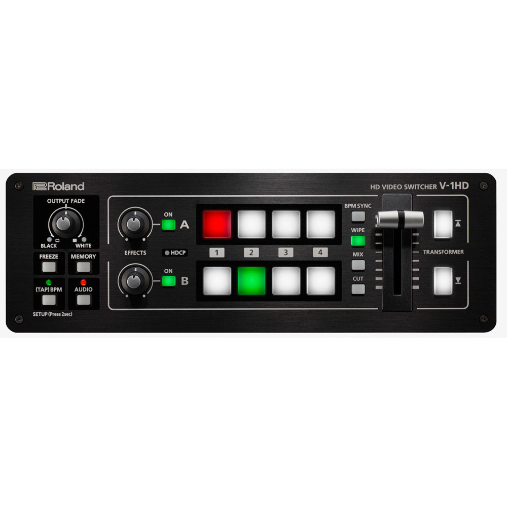 Roland V-1HD Compact Portable 4-Channel Video Switcher
