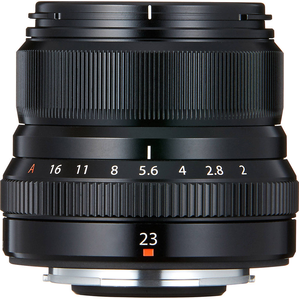 Fujifilm Fujinon XF 23mm f/2.0 R WR Black Lens