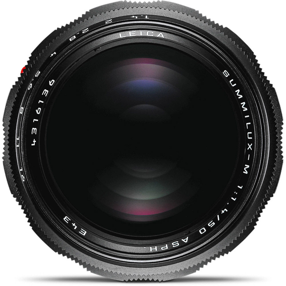 Leica 50mm f/1.4 ASPH Summilux-M Black Chrome Lens 11688 Full 