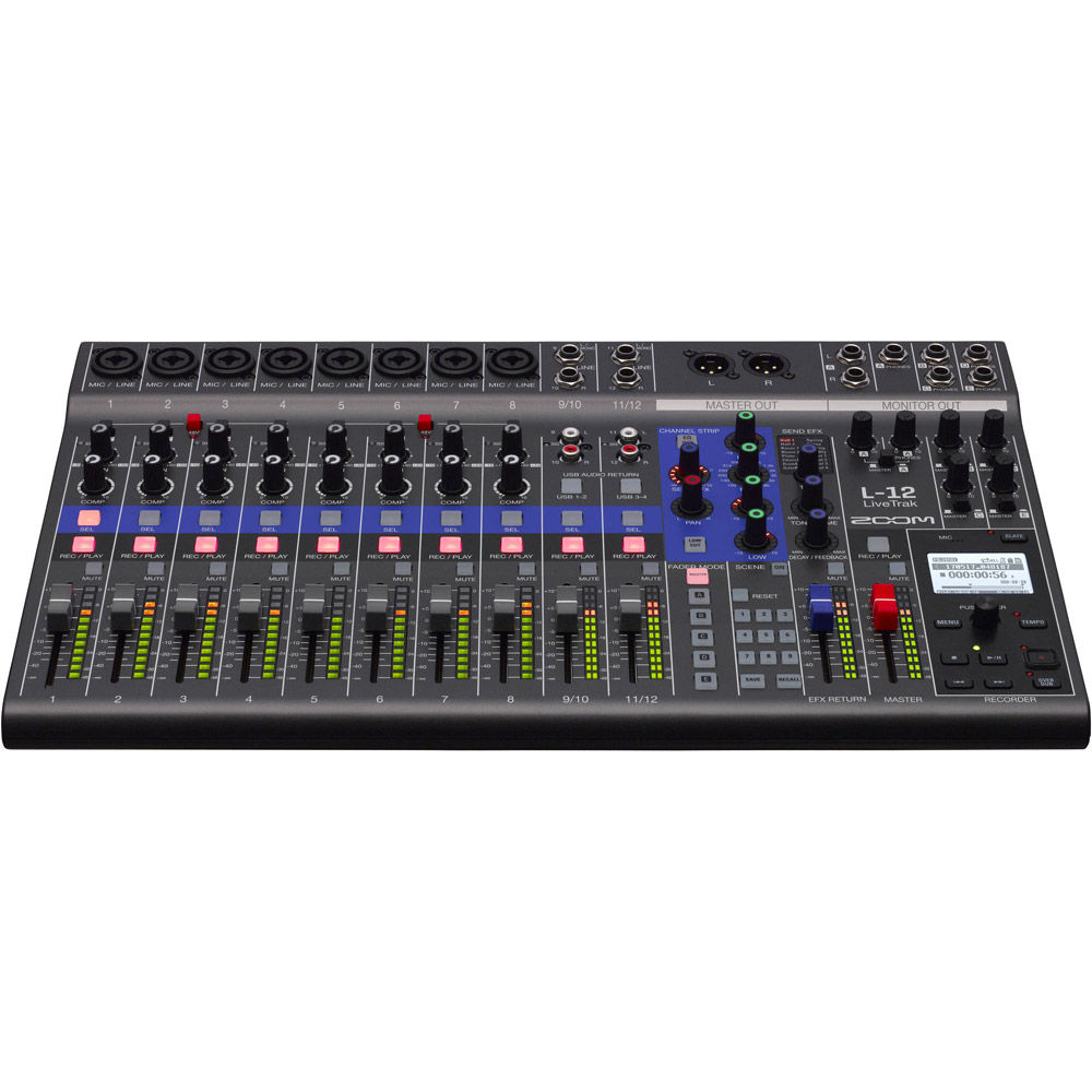 Zoom LiveTrak L-12 - 12-Channel Digital Mixer & Multitrack