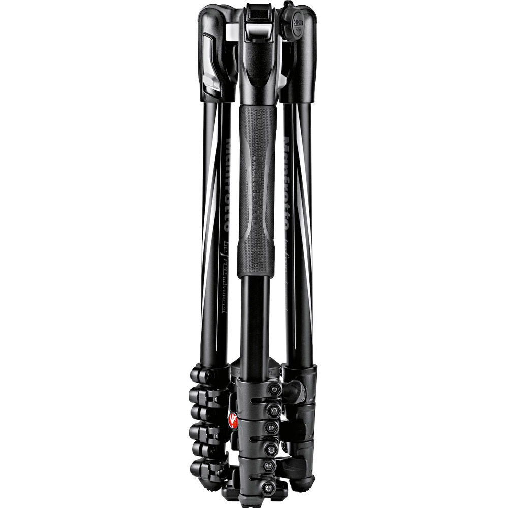 Manfrotto Befree Advance Aluminum 4-Section Kit Black With Lever