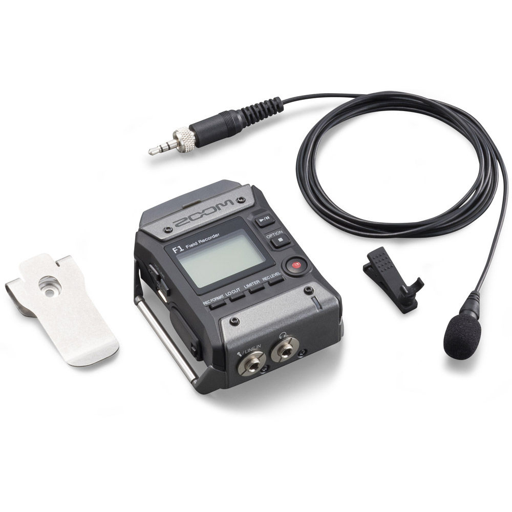 Zoom F1-LP Field Recorder + Lavalier Mic ZOOM-ZF1LP Digital