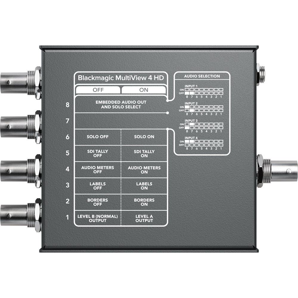 Blackmagic Design MultiView 4 HD HDL-MULTIP3G/04HD DV 