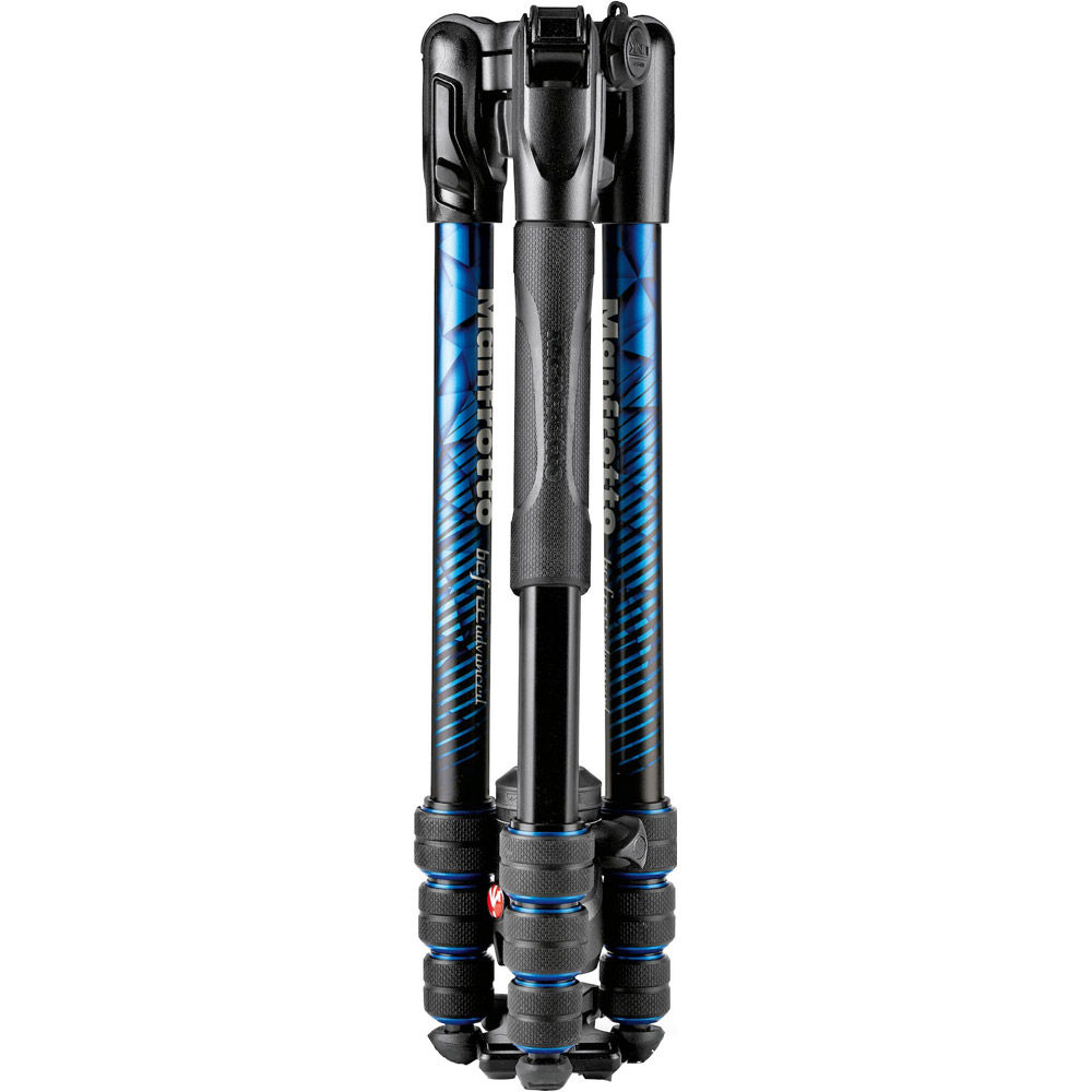 Manfrotto Befree Advance Aluminum 4-Section Kit Black With DK.Blue