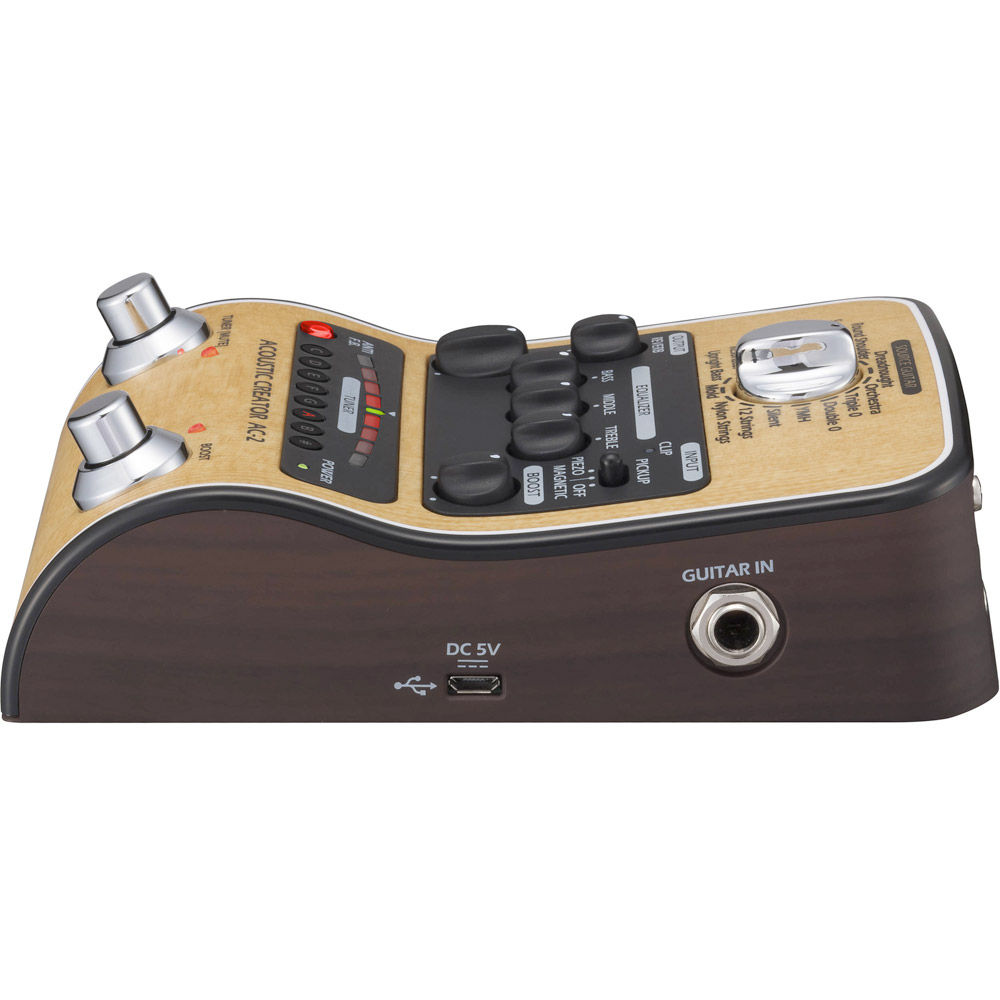 Zoom AC-2 Acoustic Creator Pedal ZOOM-ZAC2 Digital Audio