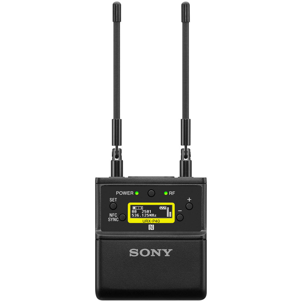 Sony UWP-D21/14 Bodypack, Lav Mic, and 1 Channel Receiver Kit UTX-B40,  URX-P40, ECM-V1BMP