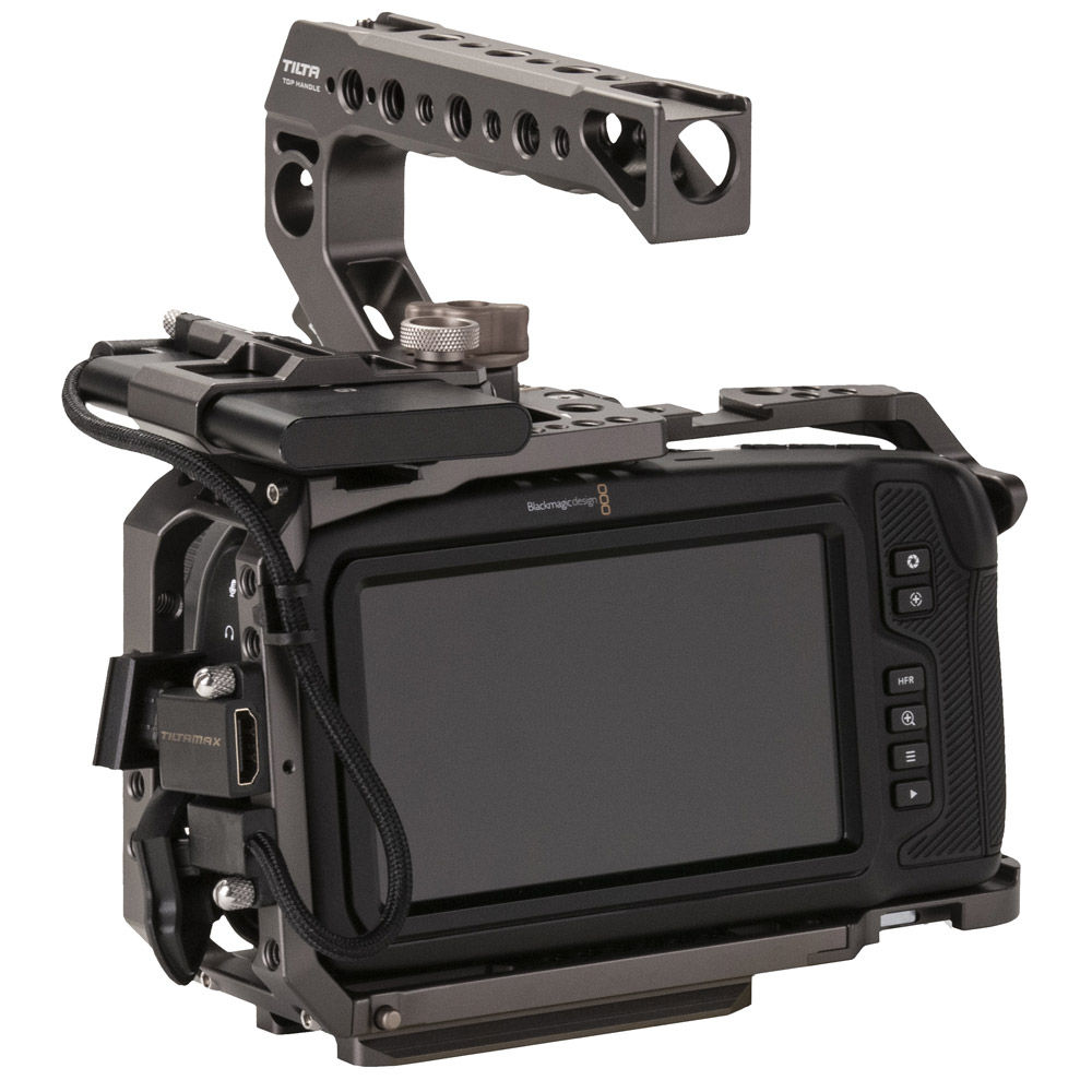 blackmagic cinma camera 4k tiltaケース Tilta Basic Camera Cage Kit for BMPCC 4K/6K - Tilta Gray TA