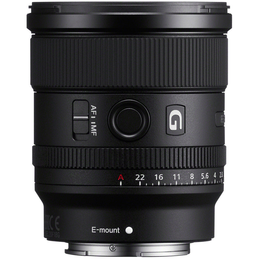 Sony SEL FE 20mm f/1.8 G E-Mount Lens