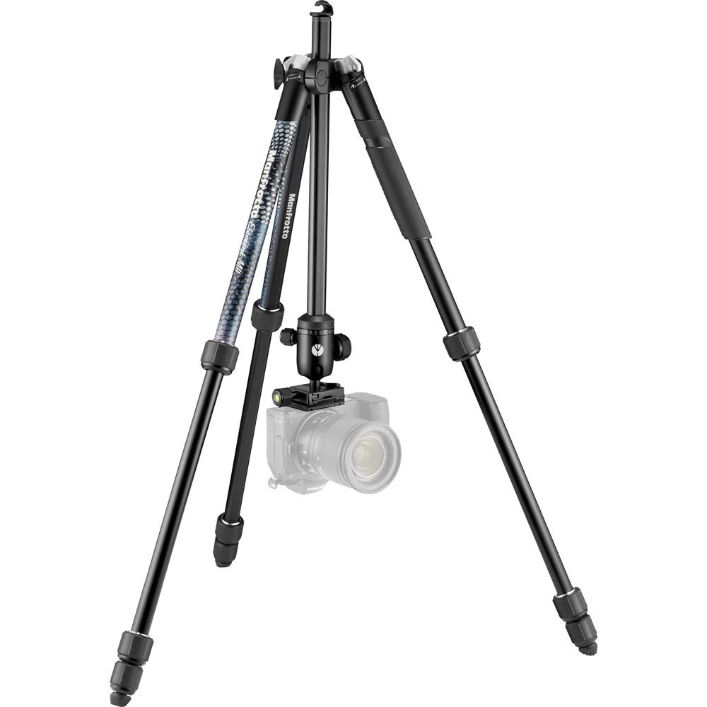 Manfrotto Element MII Aluminum Tripod 4 Section w/ Ball Head (Black)