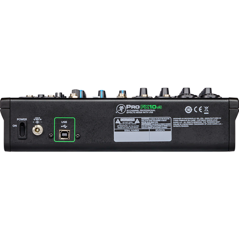 Mackie 10 Channel Professional Effects Mixer with USB MAC