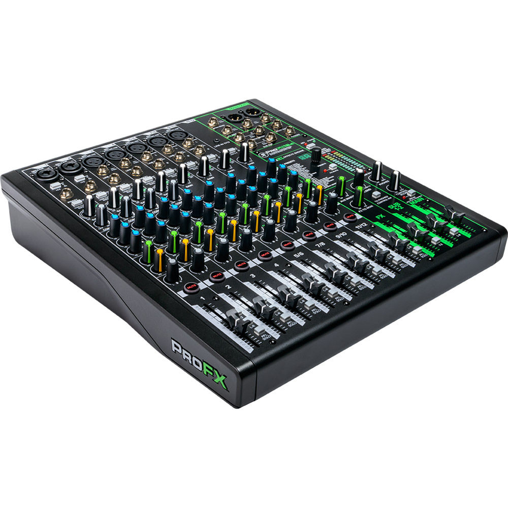 Mackie 12 Channel Professional Effects Mixer with USB. MAC