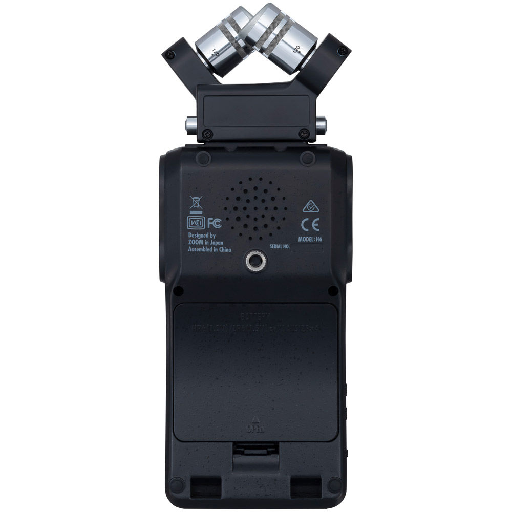 Zoom H6 Handy Recorder All Black ZOOM-ZH6AB Digital Audio 