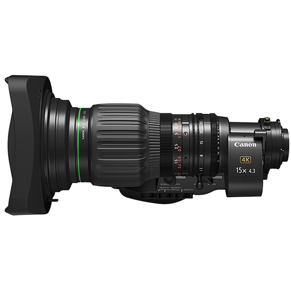 Canon CJ15ex4.3B 15X UHD 4K Portable Wide-Angle Zoom Lens with 2x