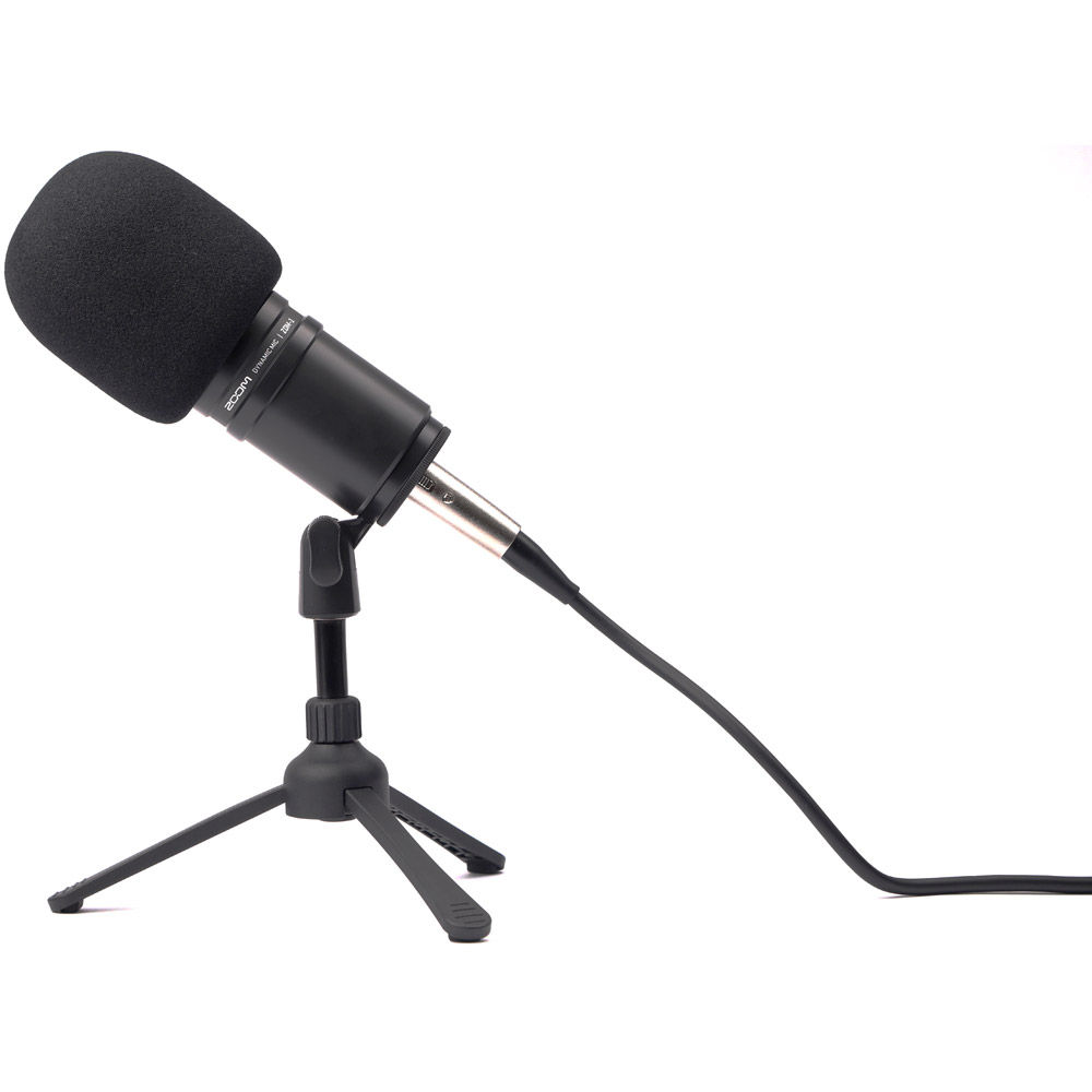 Tripod Podcast Dynamic Microphone Zoom ZDM-1 Podcast Mic Pack Renewed Windscreen XLR Cable High Quality Headphones For Recording Podcasts 