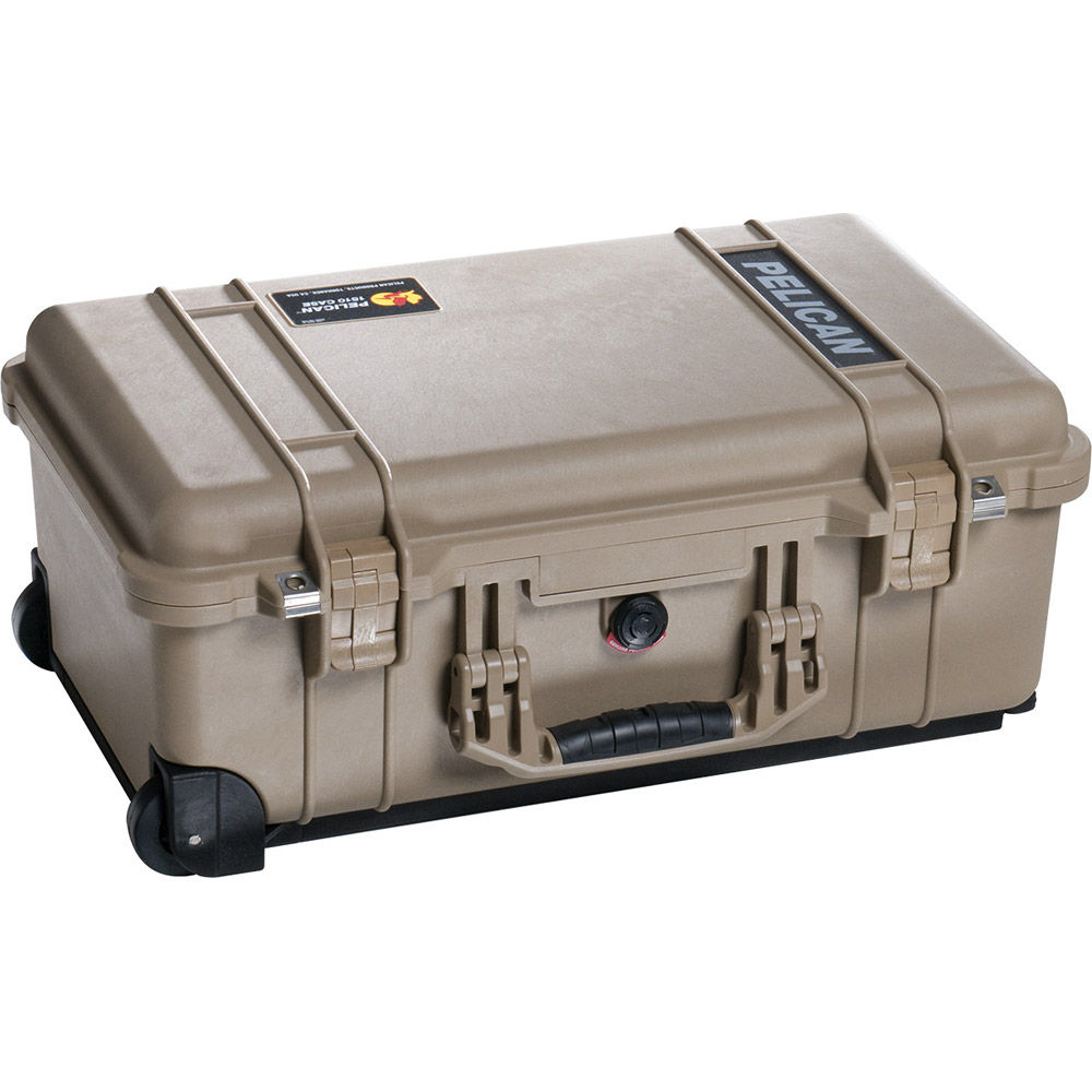 Pelican 1510 Case w/ Dividers, Retractable Handle & Wheels