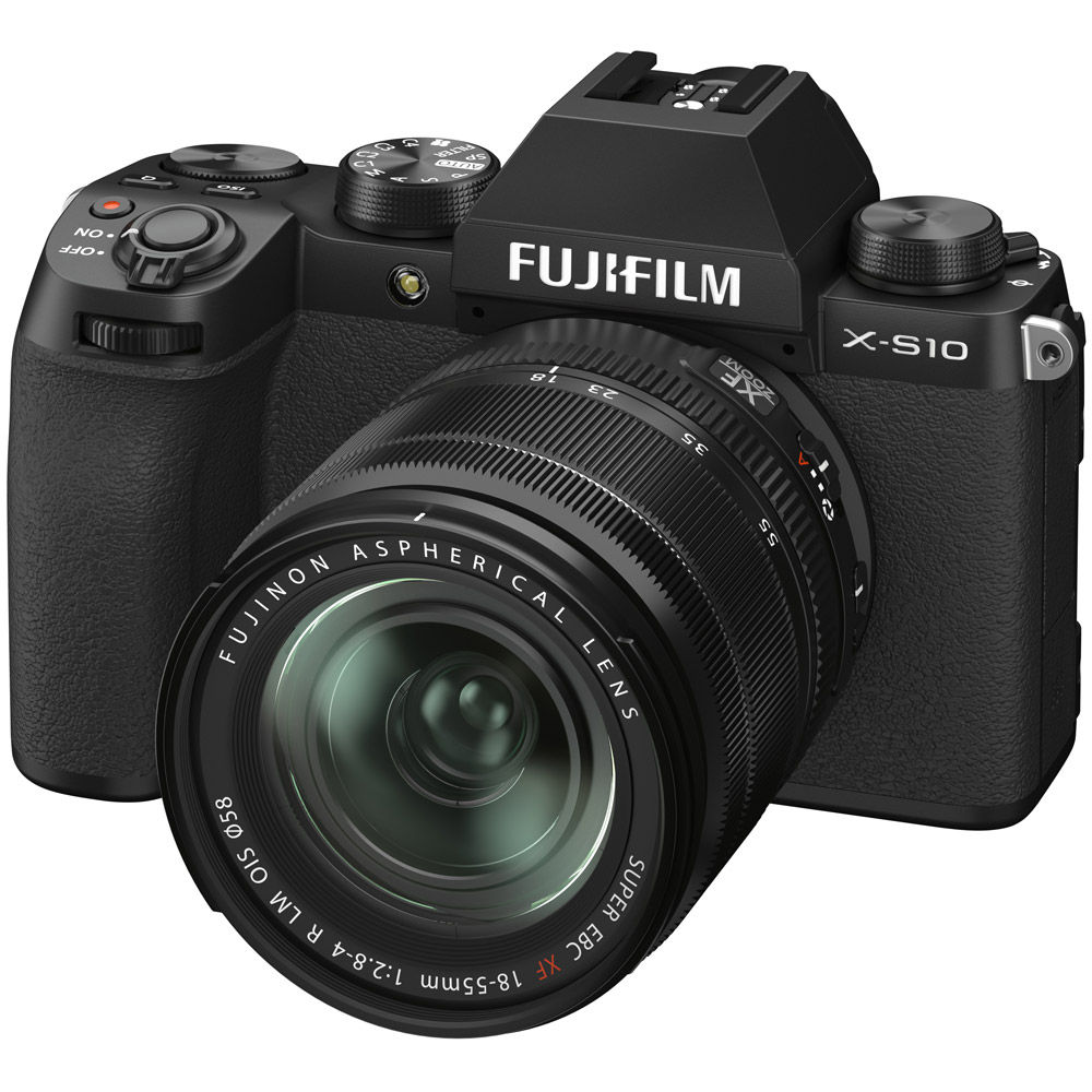 Fujifilm X-S10 Mirrorless Kit Black w/ XF 18-55mm f/2.8-4.0 R LM