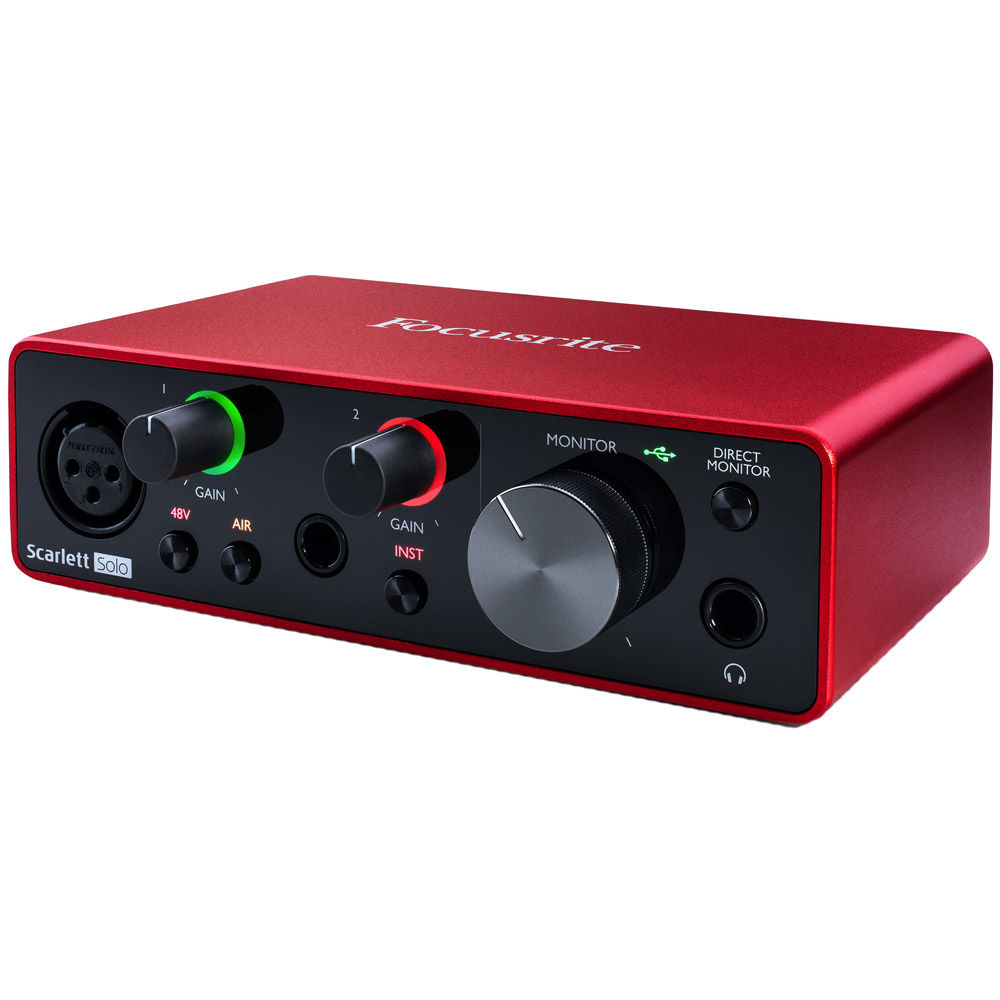 Focusrite Plc. Scarlett Solo 2x2 USB Audio Interface (3rd