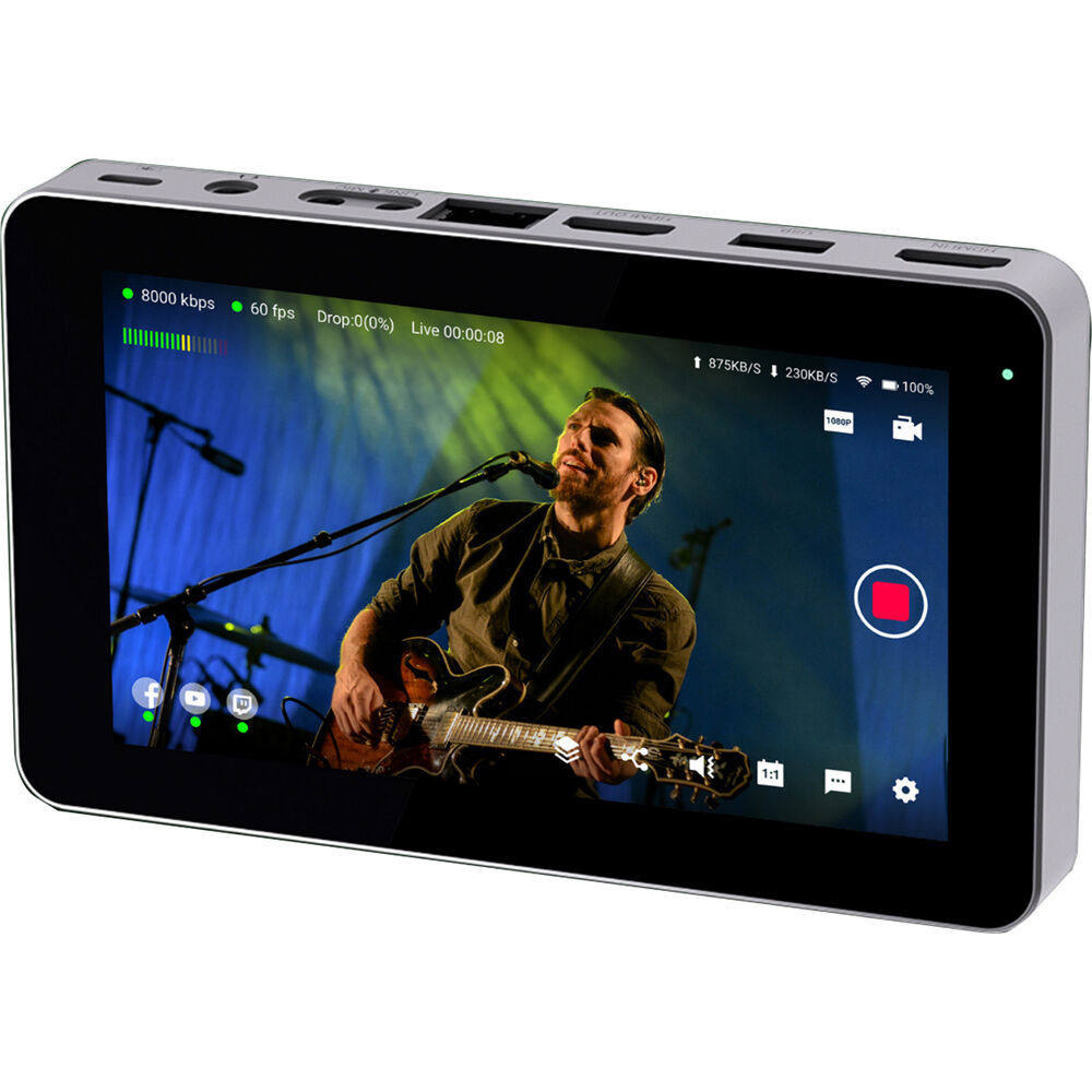 YoloLiv YoloBox Mini Portable All-in-One Multi-Camera Live Streaming Encoder, Switcher, Monitor, & Recorder
