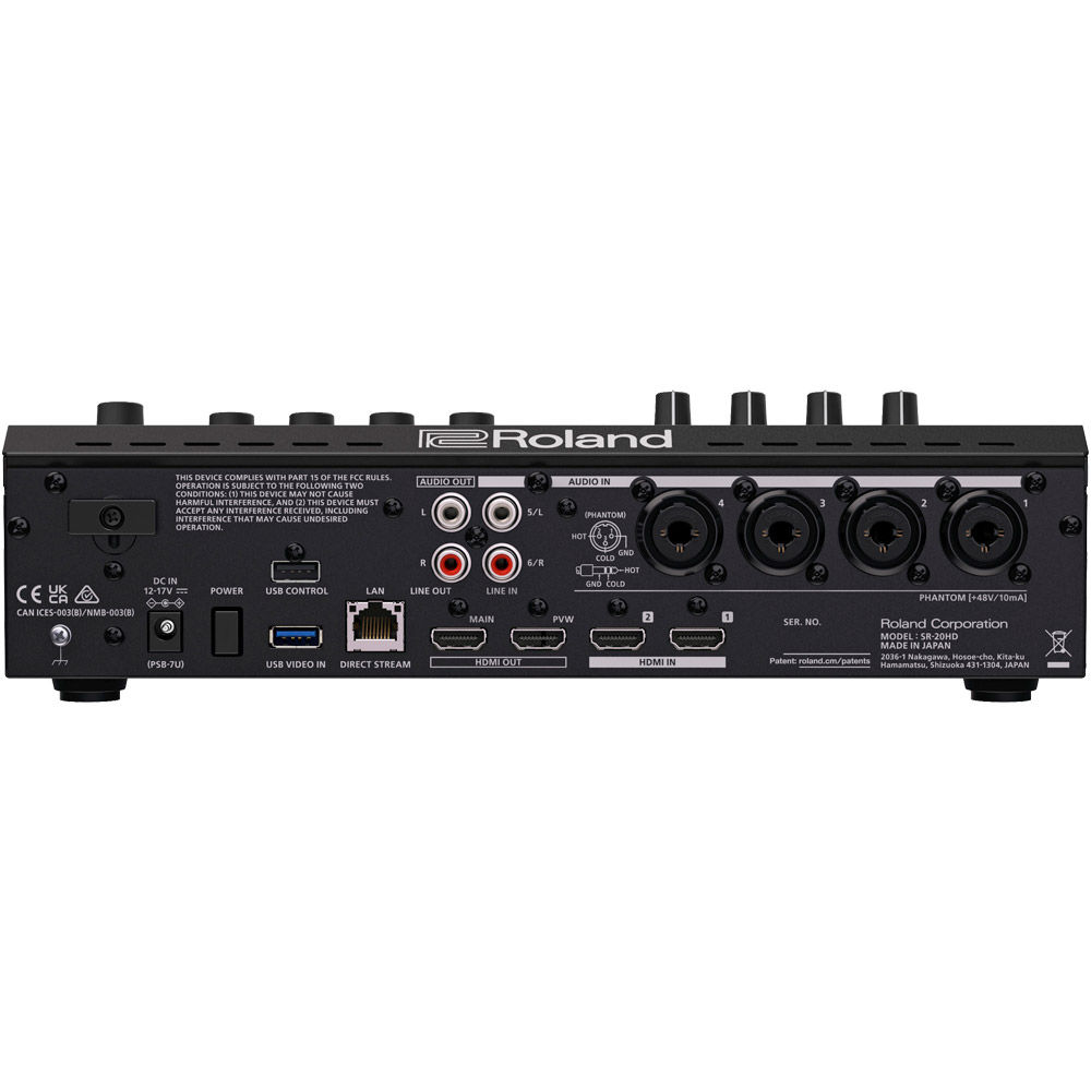 Roland Direct Streaming AV Mixer SR-20HD Encoders/Converters