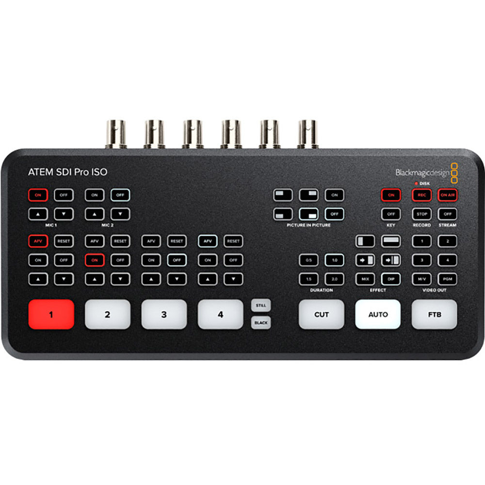 ATEM SDI Pro ISO スイッチャー Blackmagic Design ATEM SDI Pro ISO Live Stream Switcher