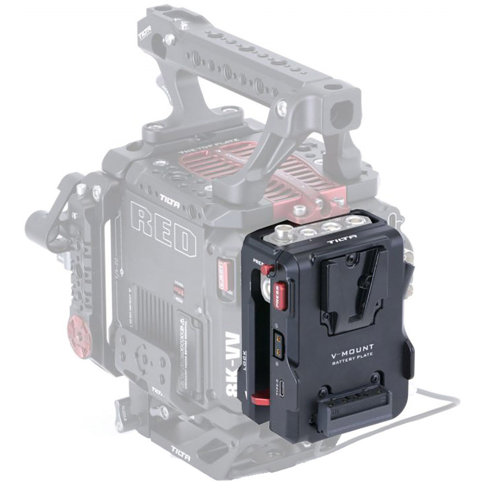 Battery Plate for V-RAPTOR ＆ I/O Module Tilta Battery Plate for RED V-RAPTOR - V Mount ESR-T08-BP-V