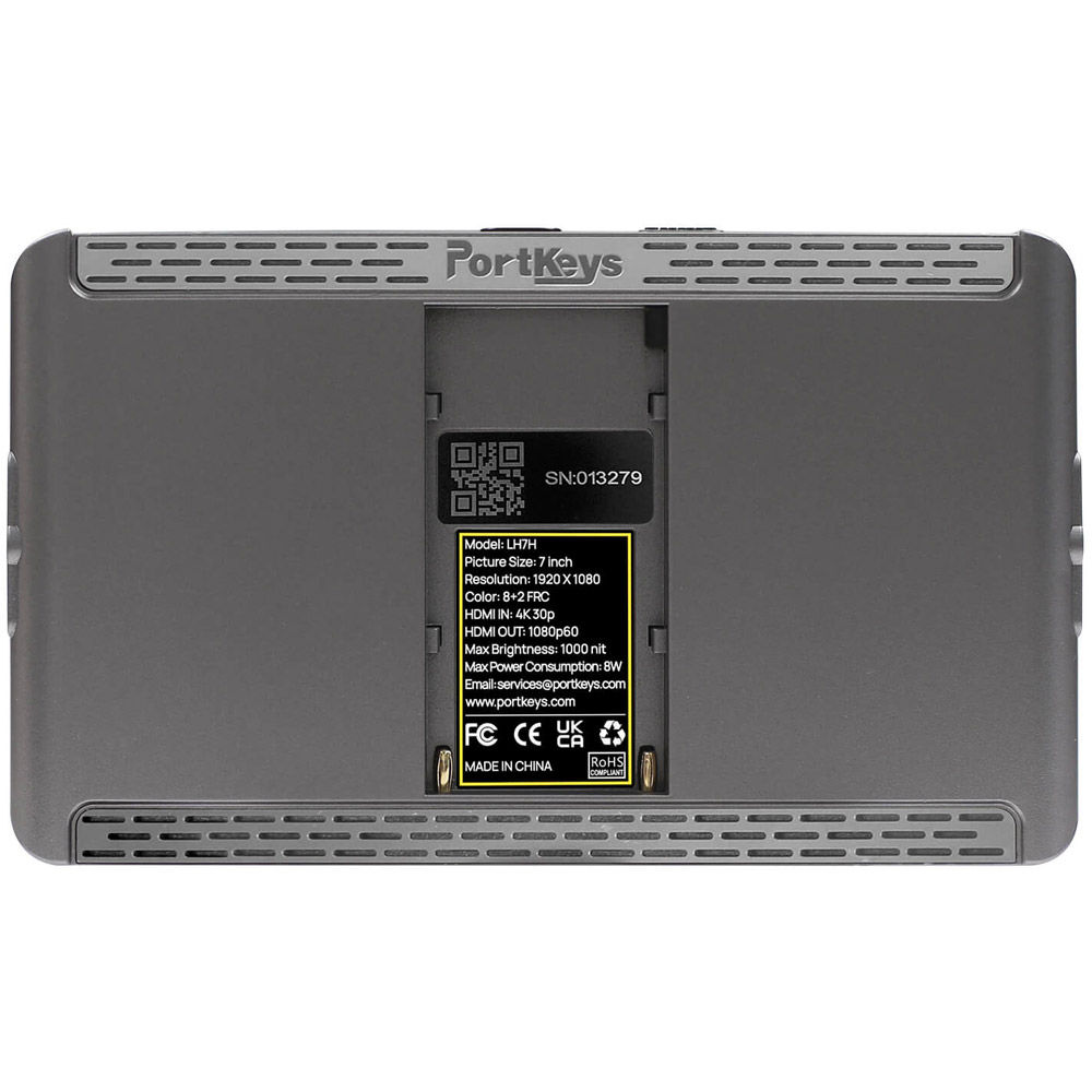 PortKeys LH7H 4K HDMI 7-inch, Touchscreen Monitor 10-bit Panel