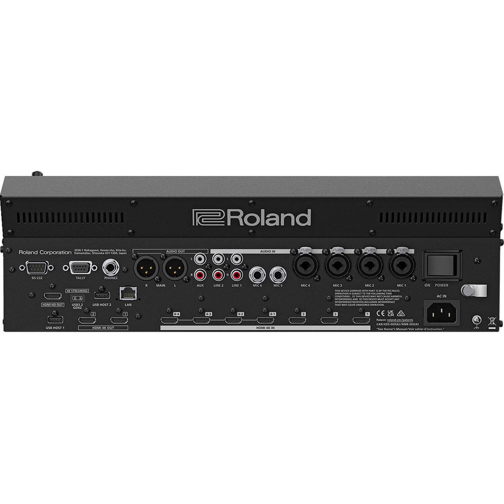 Roland VR-400UHD 4K Streaming AV Mixer Encoders/Converters