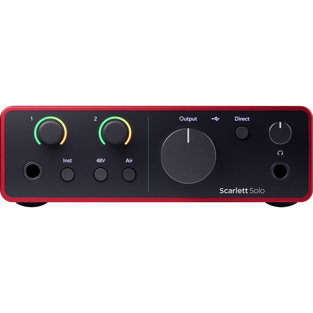 Focusrite Plc. Scarlett Solo 2x2 USB Audio Interface (4th