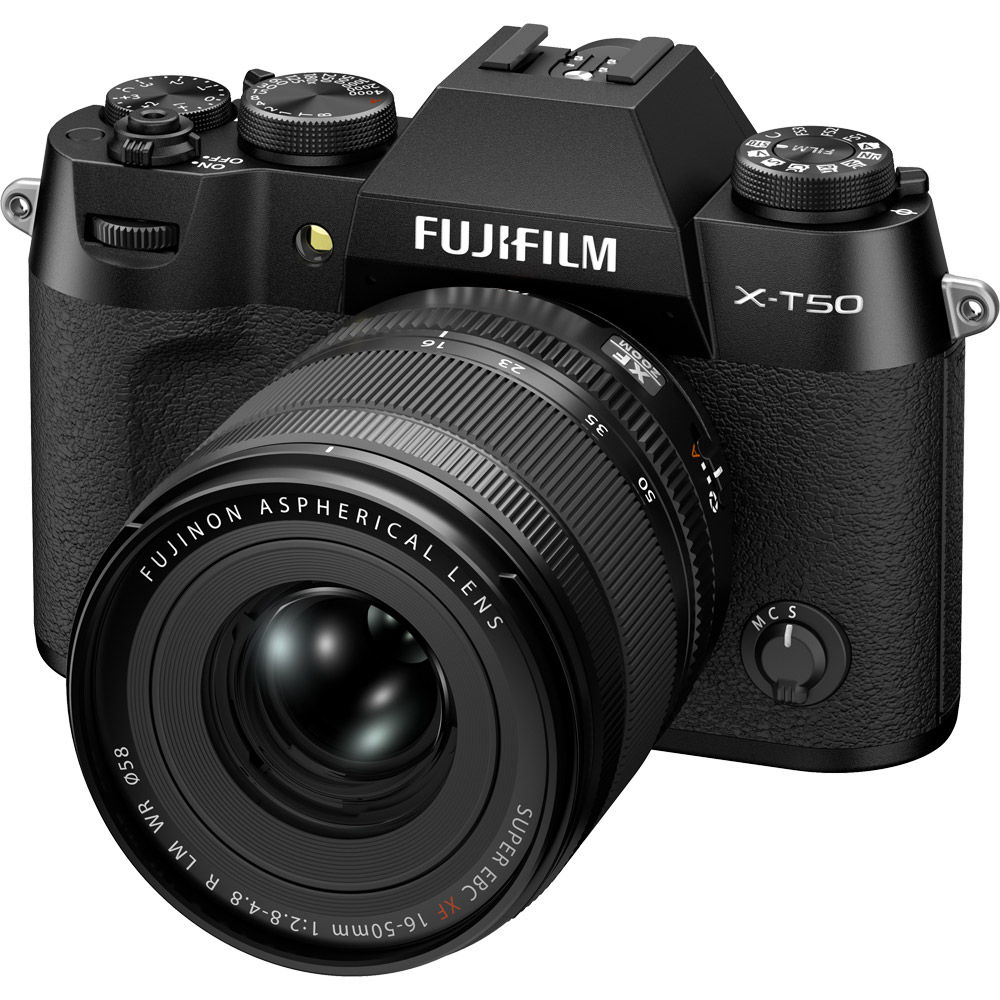 Fujifilm X-T50 Mirrorless Kit Black w/ XF 16-50mm f/2.8-4.8 R LM WR ...