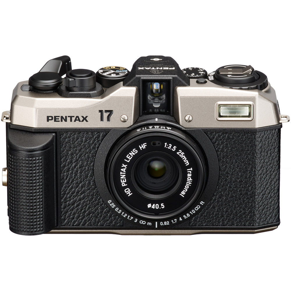 Pentax 17 - 35mm Half-Frame Film Camera (Dark Silver) 18928 35mm