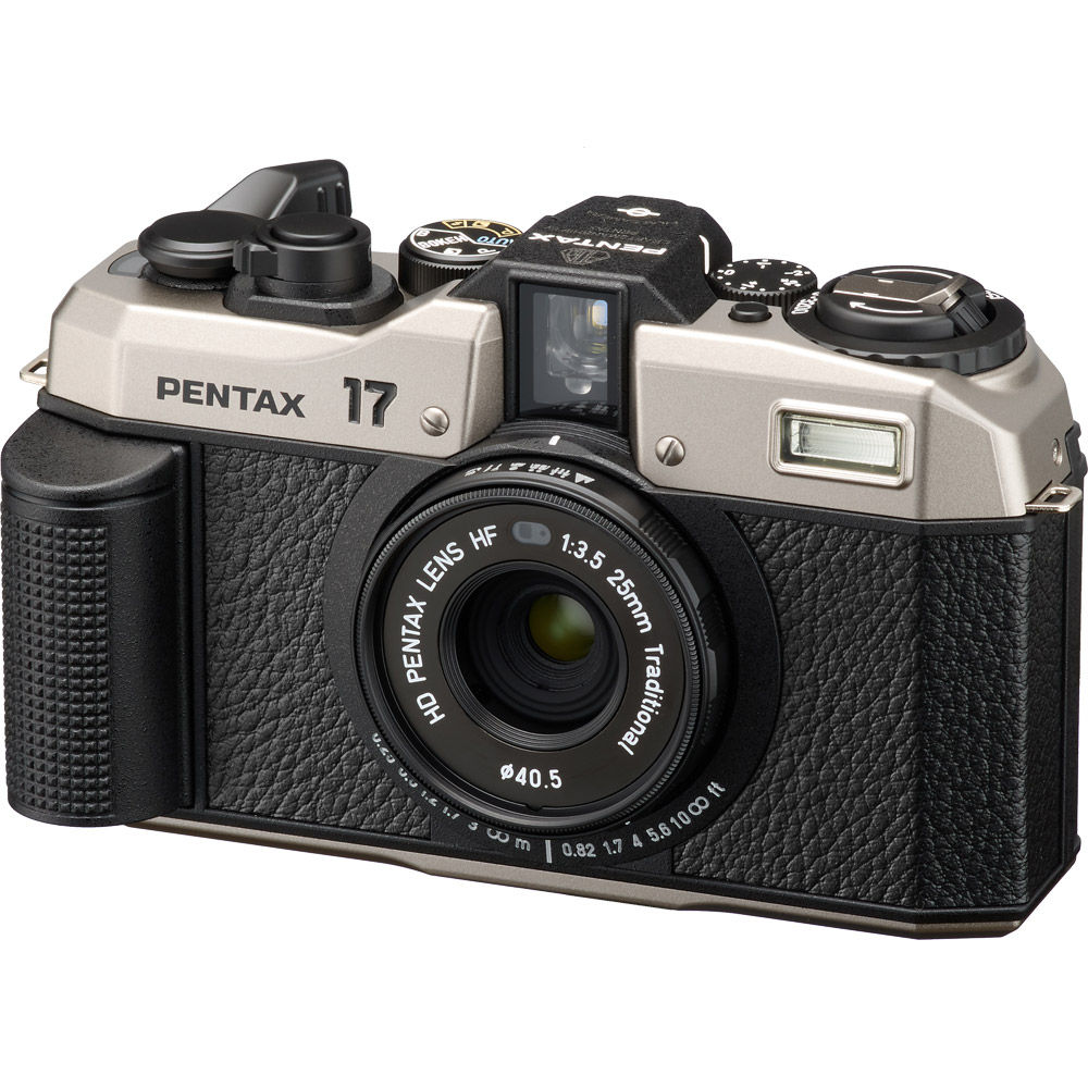 Pentax 17 - 35mm Half-Frame Film Camera (Dark Silver) 18928 35mm