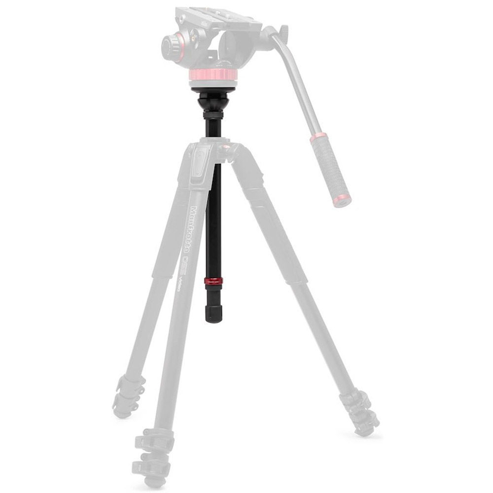 Manfrotto 055X Aluminum Tripod Kit with MVH502AH Fluid Video Head