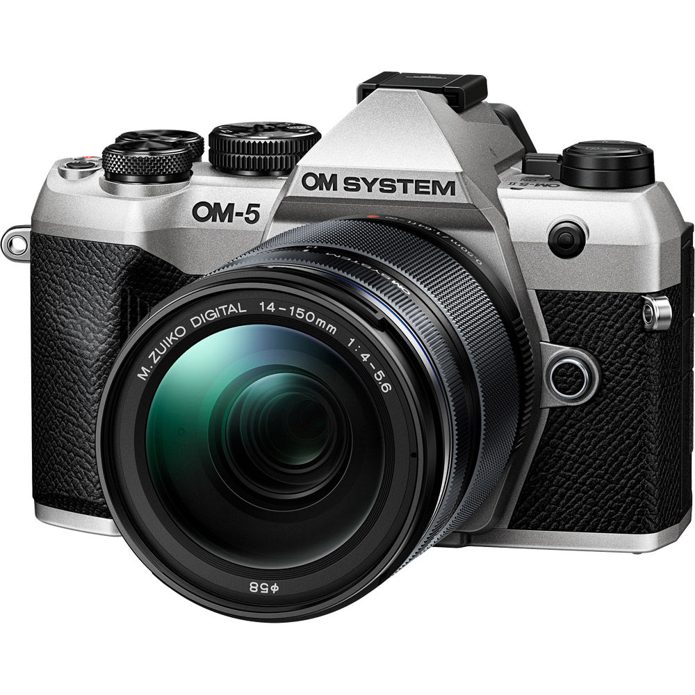 OM System OM-5 Mark II Mirrorless Kit, Silver w/ M.Zuiko Digital