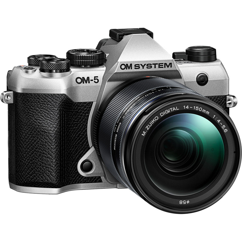 OM System OM-5 Mark II Mirrorless Kit, Silver w/ M.Zuiko Digital