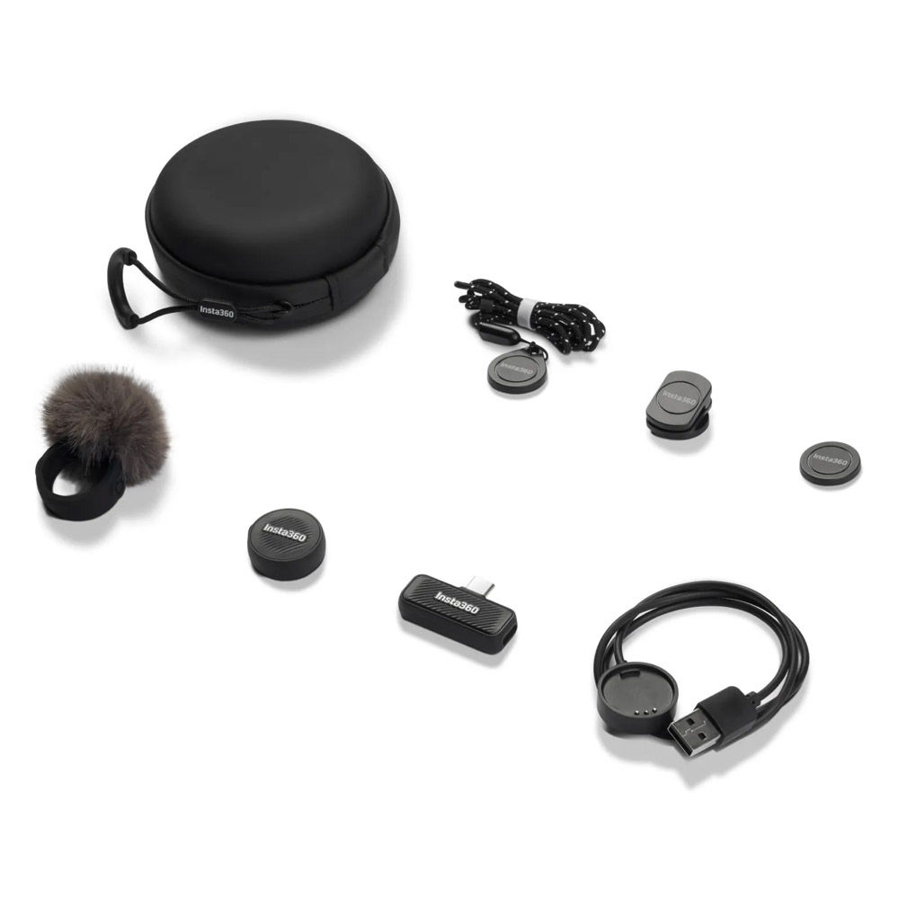 Insta360 Mic Air Wireless Transmitter and Receiver Kit (2.4 GHz