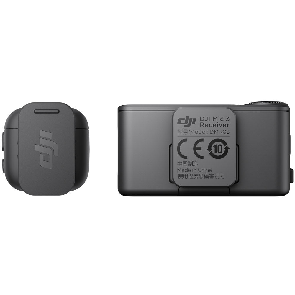 DJI Mic 3 Compact Wireless Microphone System/Recorder for Camera