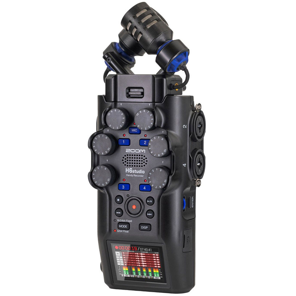 Zoom H6studio 6-Track Handy Recorder with 32-Bit Float Recording