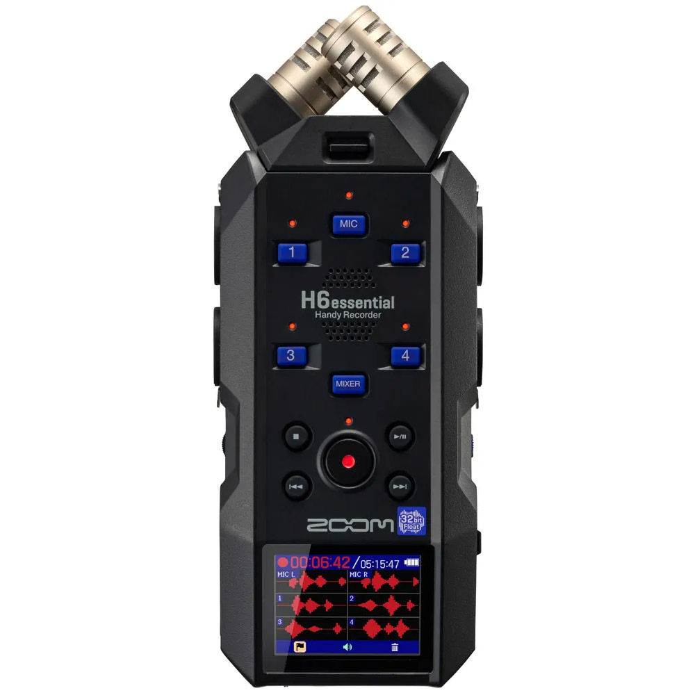Zoom H6essential 6-Track 32-Bit Float Portable Audio Recorder