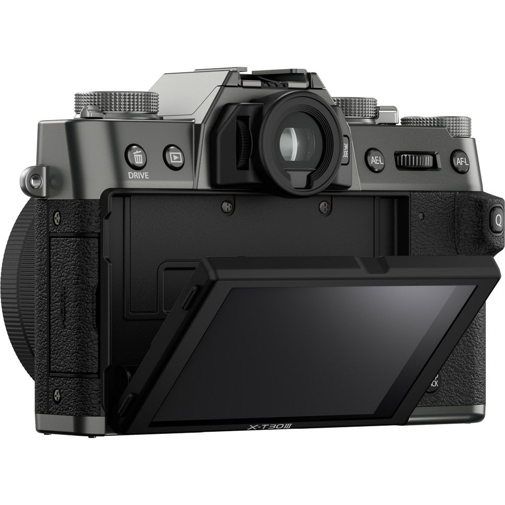 Fujifilm X-T30 III Mirrorless Kit, Charcoal Silver w/ XC 13-33mm