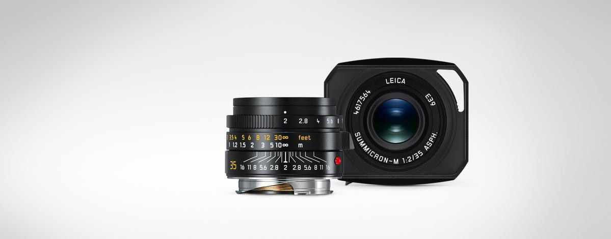 Leica 35mm f/2.0 Summicron-M ASPH Black Wide Angle Lens 11673 Full 