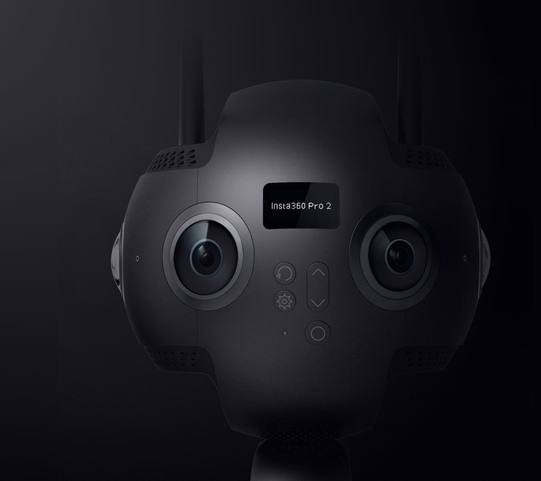 Insta360 Pro 2 Spherical VR 360 8K Camera w/ Far Sight TINPPR2/B 